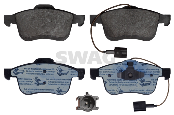 Brake Pad Set, disc brake - 72 11 6104 SWAG